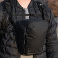 Black ROUTE Pack Front On PRVKE