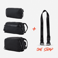 Black Large Tech Bag Back