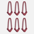 WORRYLESS™️ Locking Zipper Pullers in Rhone Burgundy