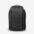 TRANSIT Travel Backpack Black Front | variant_ids: 42916350820394, 42916350853162