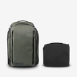 35L TRANSIT Travel Backpack Photography Bundle Green Front | variant_ids: 42916350984234