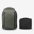 45L TRANSIT Travel Backpack Photography Bundle Green Front | variant_ids: 42916351115306