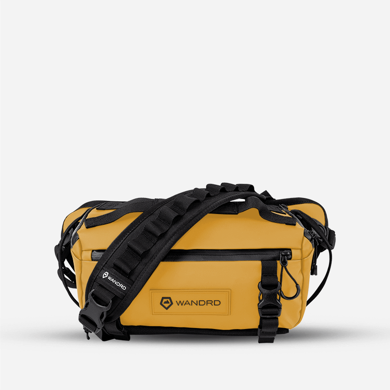 Dallol Yellow Six Liter ROGUE Sling Strap Crossed Front