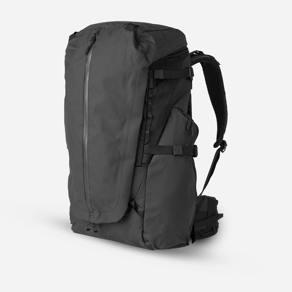 Black FERNWEH Backpack Front Angled